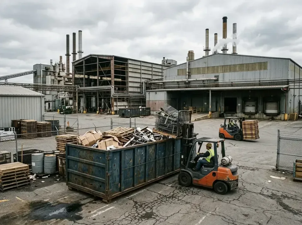 industrial-factory-scrap-conta-003 — frequently asked questions, Cheap Roll-off Dumpster Rentals in Charles City, IA